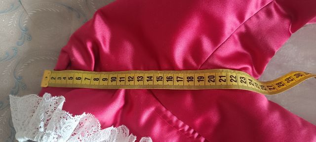 Precioso corpiño fallera rojo