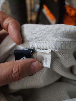 Sudadera Adidas Gris con Capucha