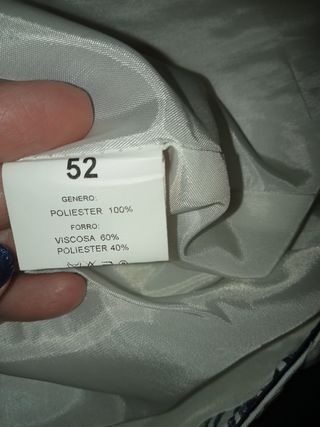 Chaqueta blanca con estampado