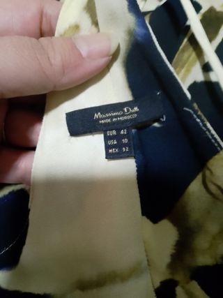 Vestido MIDI Massimo Dutti Talla L