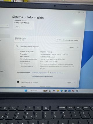 Portátil Dell  i7, i7-1355U, 16 GB RAM, 512 G V823