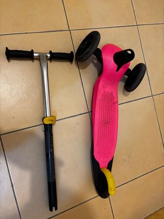 Patinete infantil 3 ruedas rosa