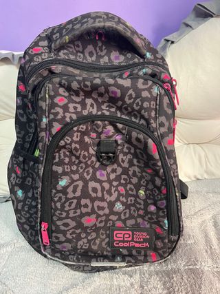 Mochila CoolPack escolar estampado animal print
