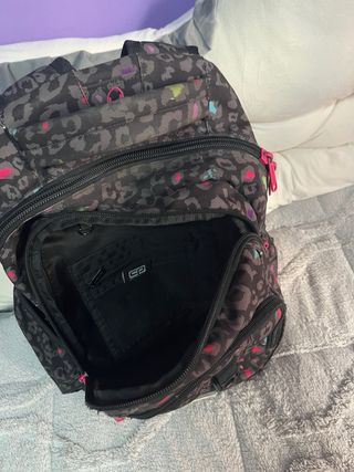 Mochila CoolPack escolar estampado animal print