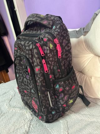Mochila CoolPack escolar estampado animal print