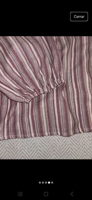 Blusa de rayas talla única