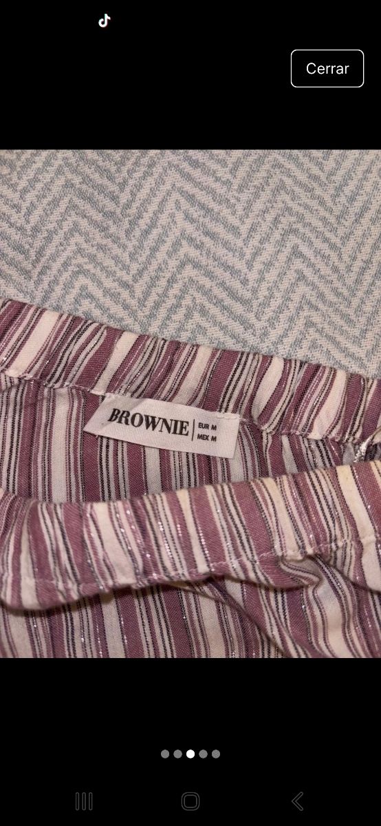 Blusa de rayas talla única