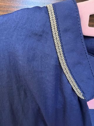 Camisa manga corta Punto Roma azul talla 48
