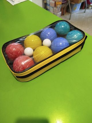 Set Bocce da Gioco con Borsa Gialla