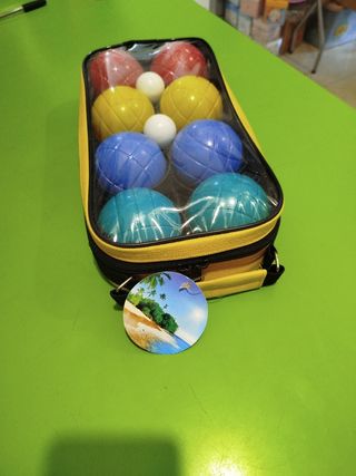 Set Bocce da Gioco con Borsa Gialla