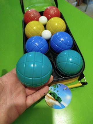 Set Bocce da Gioco con Borsa Gialla