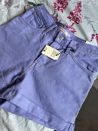Shorts vaqueros Levi's lila Talla M