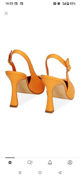 Décolleté donna arancioni Primadonna
