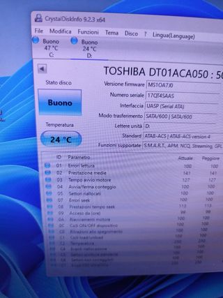 Toshiba 500GB HDD
