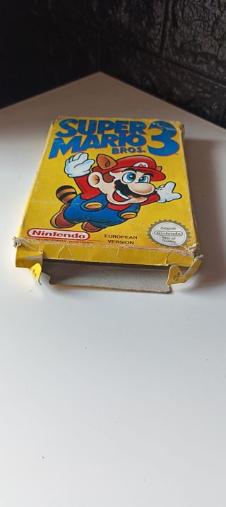 Super Mario Bros. 3 NES - Caja y Cartucho