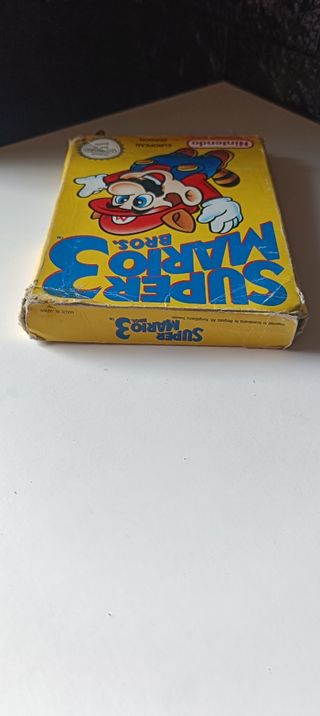 Super Mario Bros. 3 NES - Caja y Cartucho