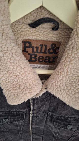 Cazadora vaquera Pull&Bear borreguito Talla M
