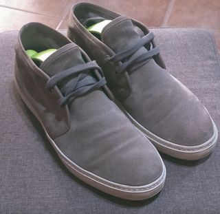 Scarpe uomo Frau grigie scamosciate