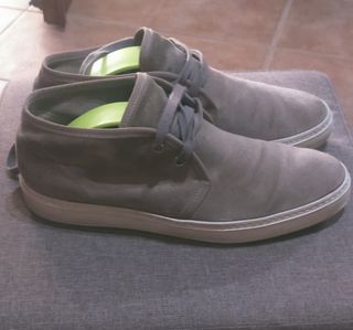 Scarpe uomo Frau grigie scamosciate