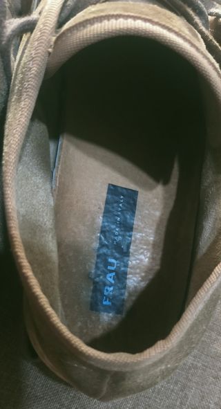 Scarpe uomo Frau grigie scamosciate