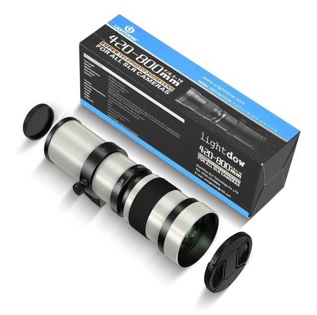 Teleobjetivo Lightdow 420-800mm f/8.3-16 Canon