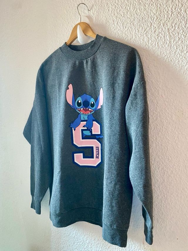 (Precio Final) Sudadera Gris Stitch Primark