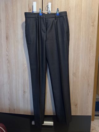 Pantalón de traje gris