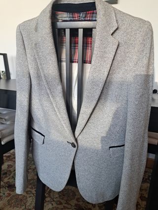 Chaqueta americana gris