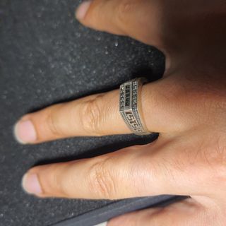 Anello Argento 925 con Diamanti Bianchi