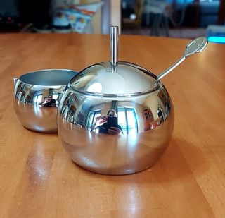 Alessi Zuccheriera e Cremiera Mendini 2001