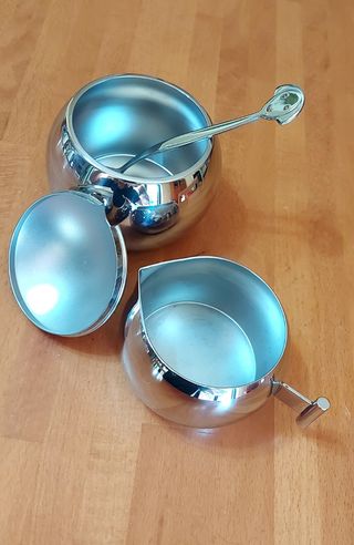 Alessi Zuccheriera e Cremiera Mendini 2001