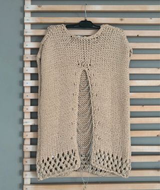 Chaleco Zara punto grueso Talla L