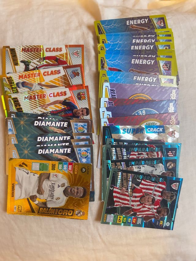 Lote cromos Liga 22-23: Imparables, Diamante, Oro