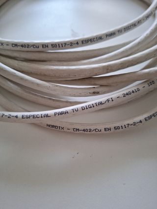 Cable coaxial TV NORDISK 8 metros