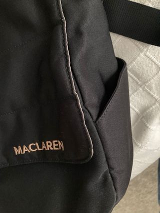Mochila de maternidad McLaren negra

