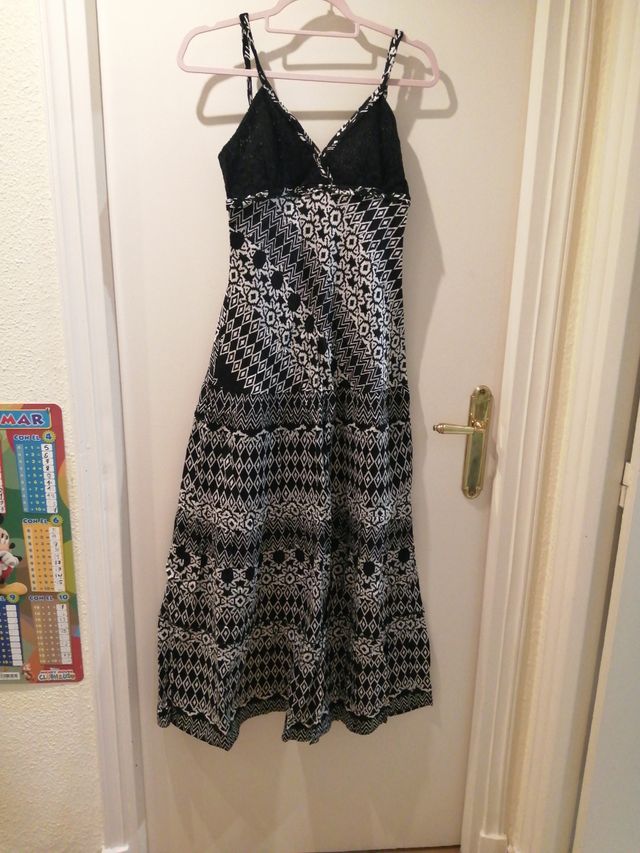 Vestido midi rayas étnicas FORMULA JOVEN