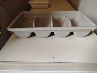N. 2 Portaposate beige in plastica