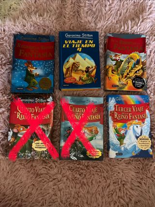 Libros de Olores coleccion Geronimo Stilton