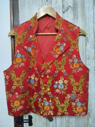 Chaleco Fallero Multicolor Talla sobre una 48

