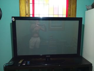 TV Samsung 55 Plasma Negra