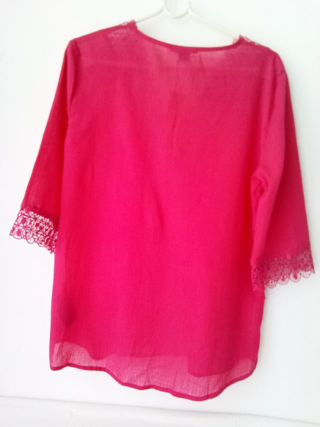 Nuova camicetta fucsia taglia 42