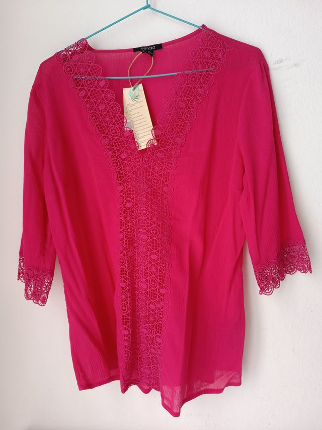 Nuova camicetta fucsia taglia 42