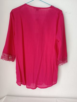 Blusa Fucsia Talla 42 Nueva