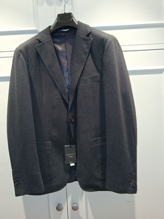 Blazer Cortefiel Gris Talla L Hombre