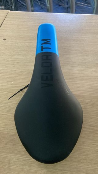 Sillín de Bicicleta VELDRITM Azul y Negro