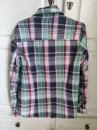 Camisa cuadros Miss Classic manga larga Talla S/M