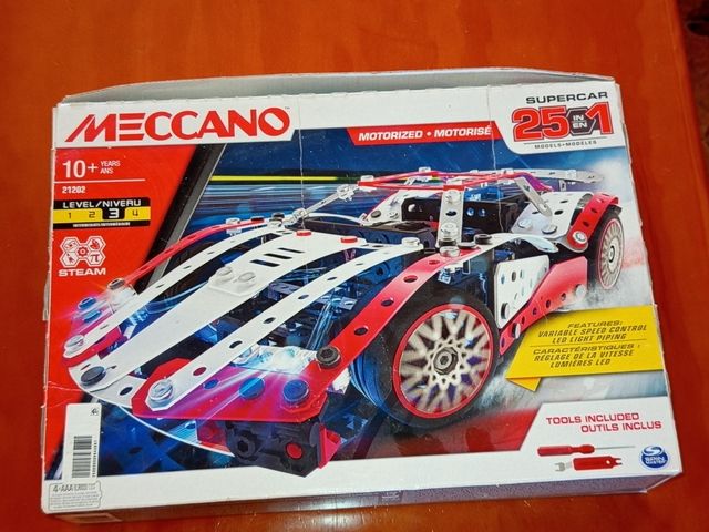 Meccano Supercar 25 en 1 Motorizado