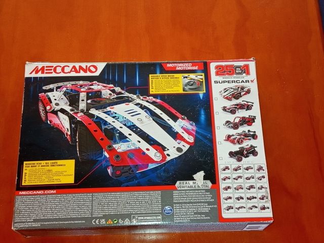 Meccano Supercar 25 en 1 Motorizado