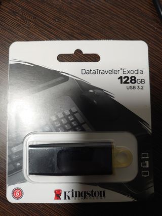Pendrive Kingston 128GB USB 3.2 Nuevo