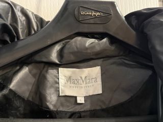 Anorak largo Max Mara gris